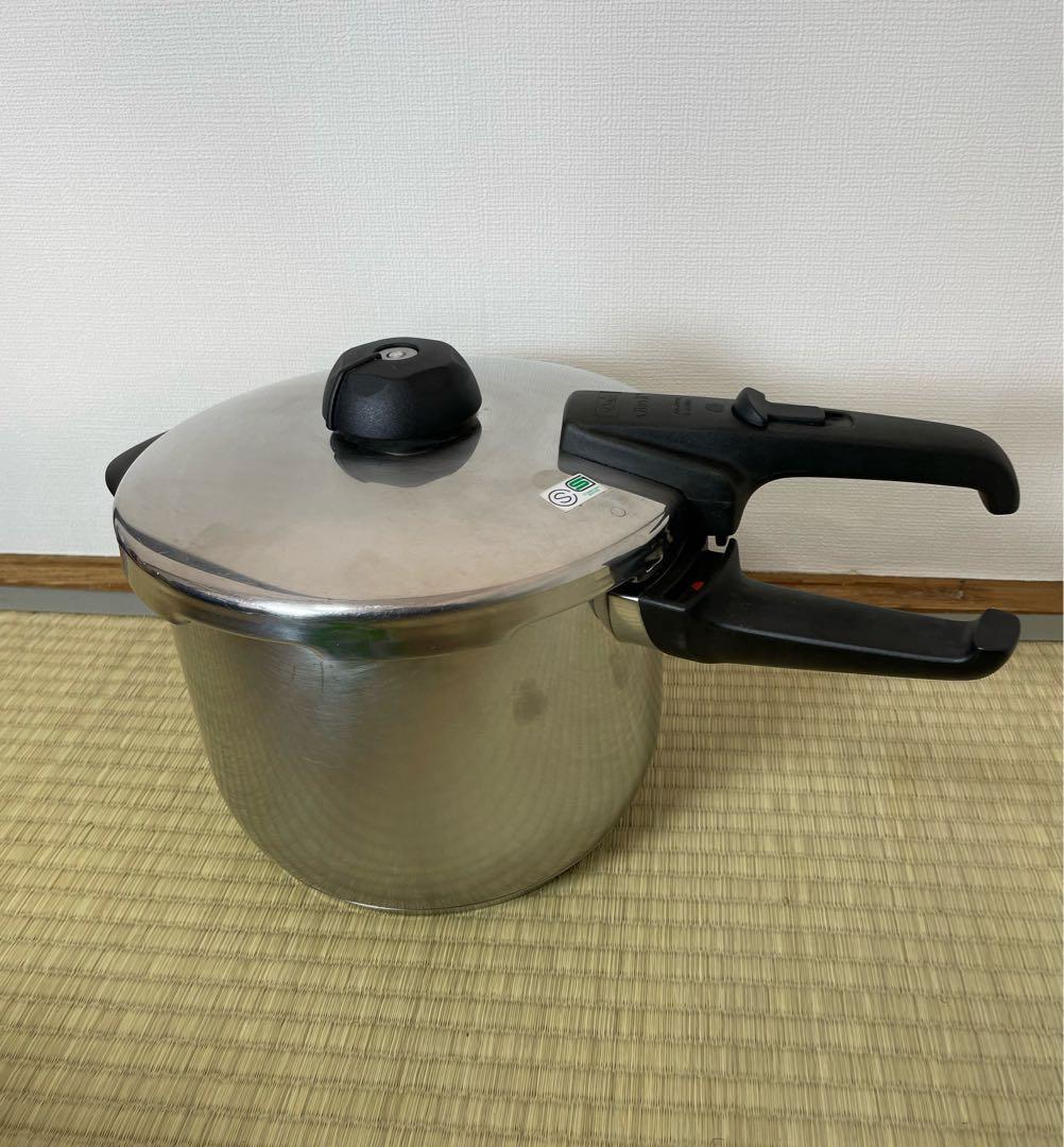 フィスラー圧力鍋ビタビットプレミアム6L22cm中古