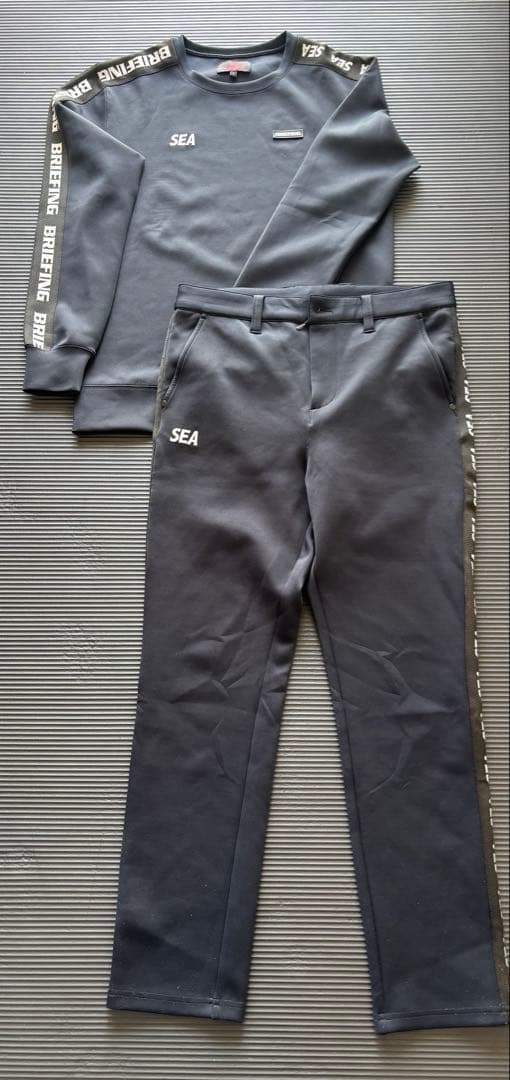 BRIEFING GOLF×WIND AND SEA コラボセットアップ　帽子付