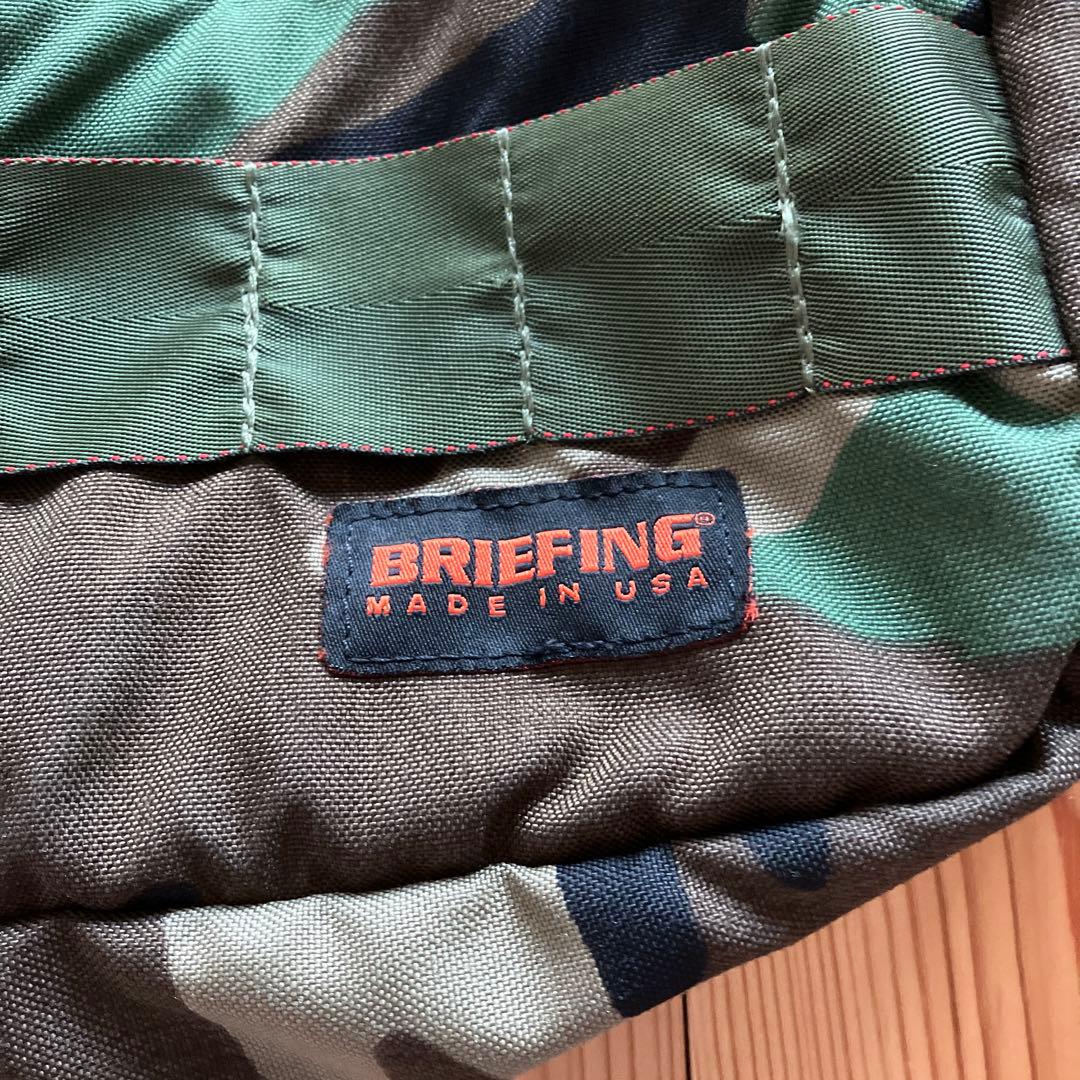 briefing ミニボストンバッグ　迷彩柄