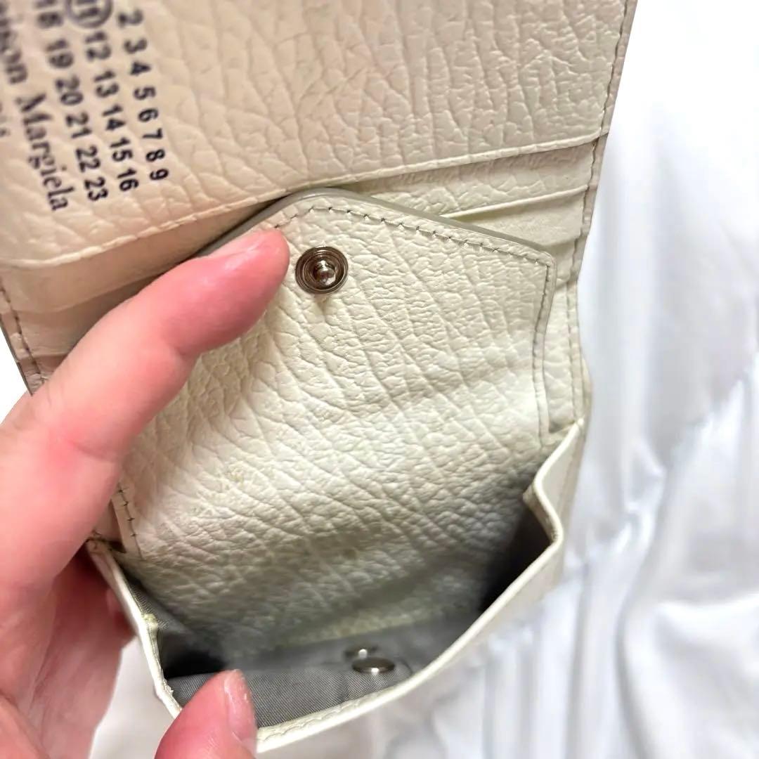 Maison Margiela 二つ折り財布 ホワイト　白　マルジェラ