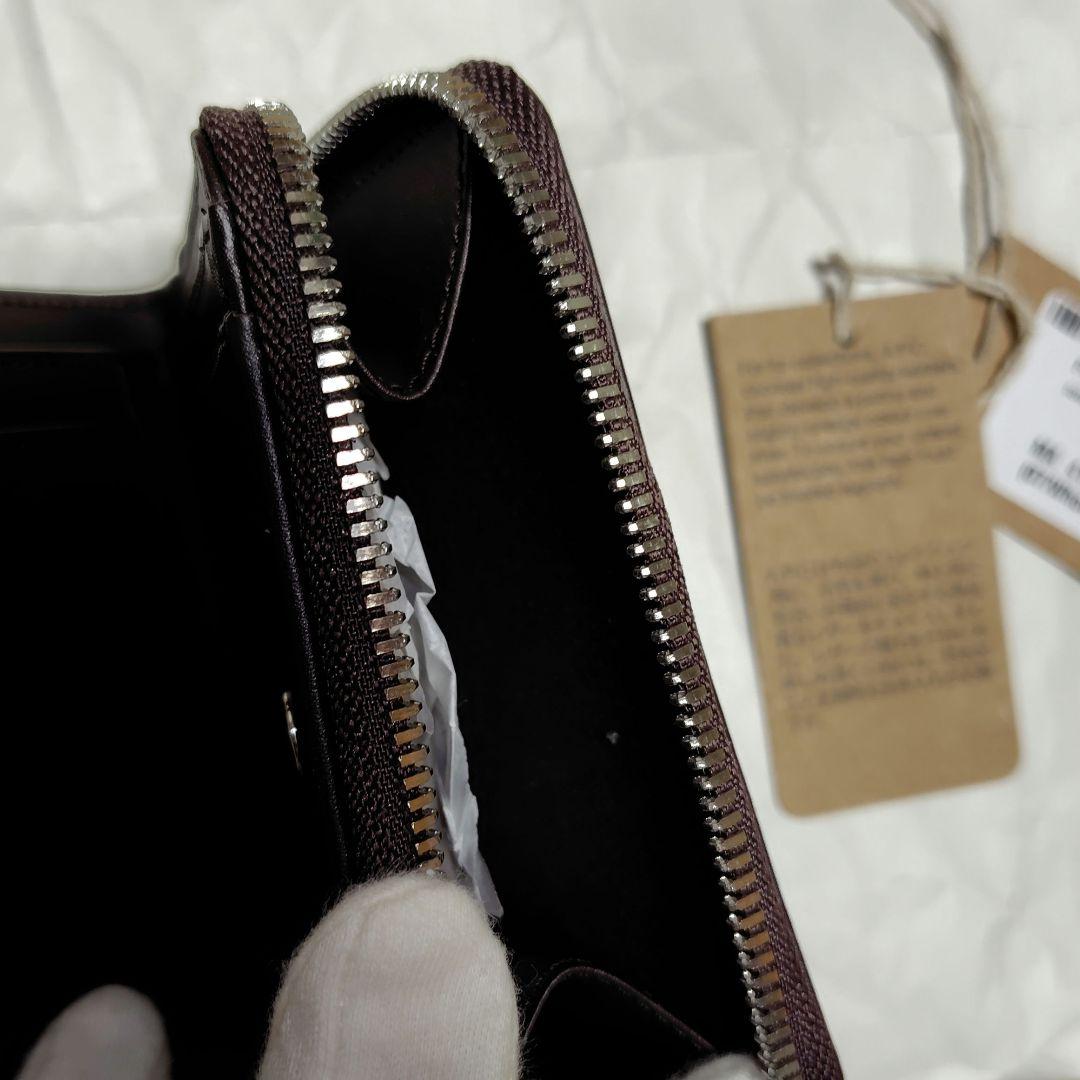 新品未使用　A.P.C.二つ折り財布　ダークブラウン