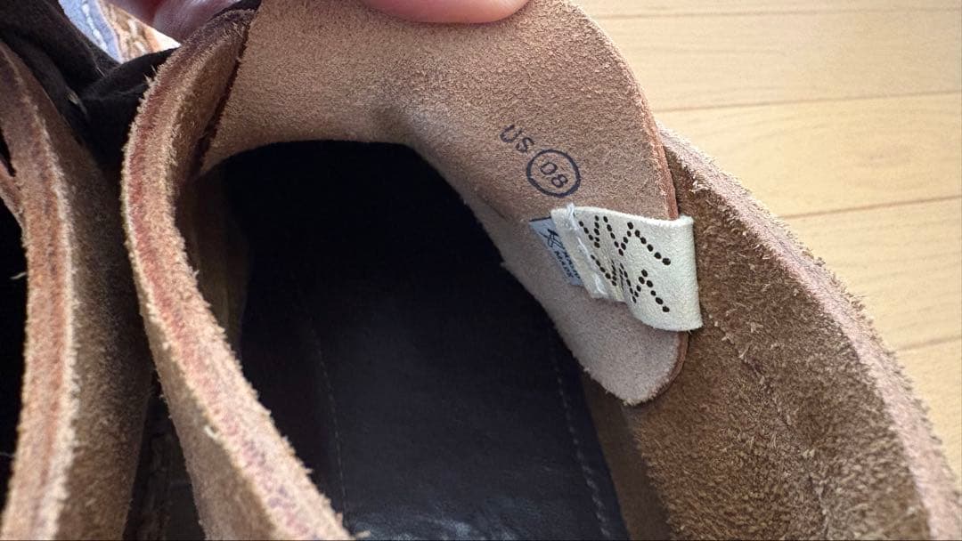 靴 visvim CANOE MOC II-FOLK CAMEL M8