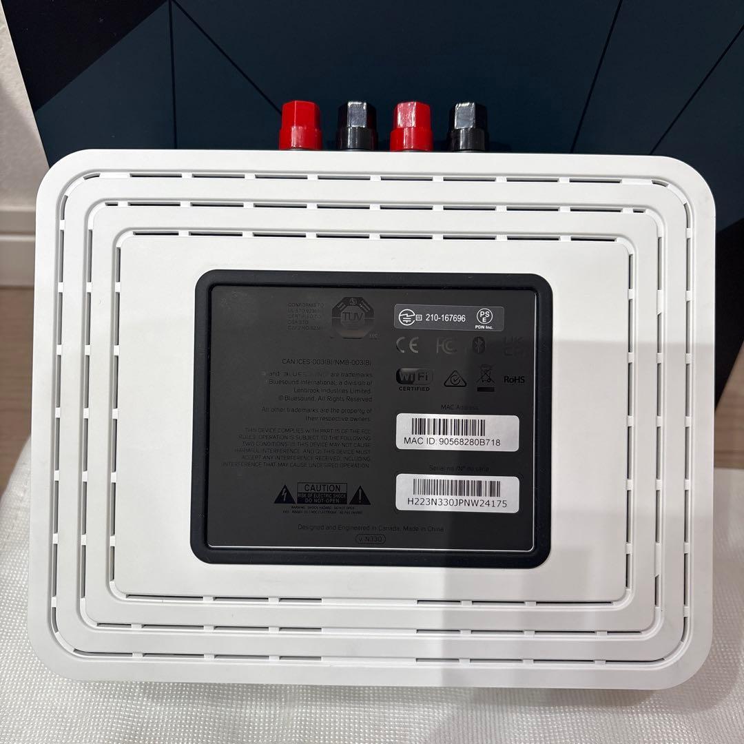 【メーカー整備済】BLUESOUND POWERNODE ホワイト