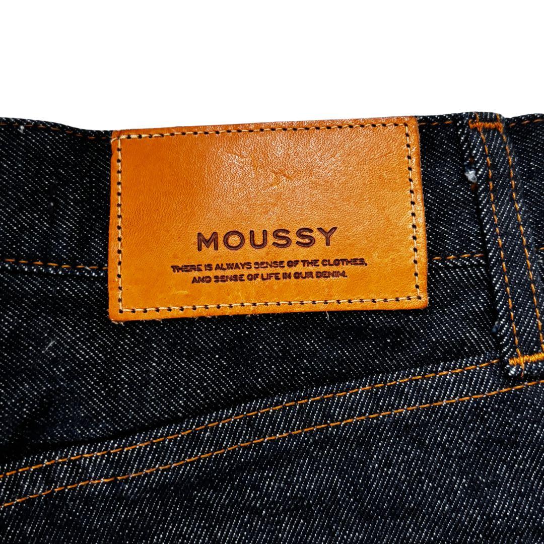 MOUSSY MVS FLARE フレアデニム ハイウェスト 日本製 24 赤耳