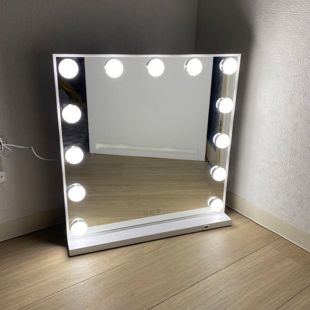 【最新型／元箱・緩衝材あり】エルドラドハリウッドミラー2 美品 LED調光