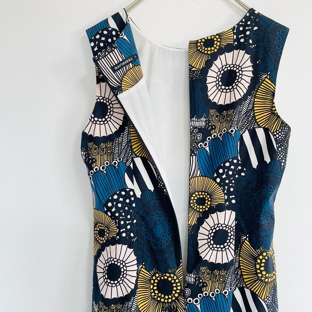 美品 マリメッコ marimekko シイルトラプータルハ ワンピース 花柄