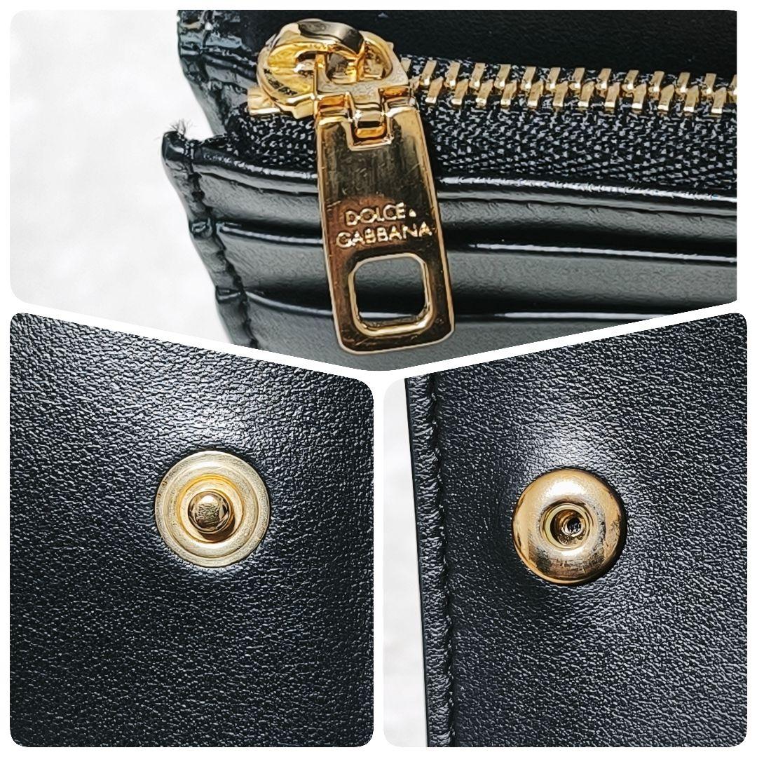 D&G ドルチェ&ガッバーナ ビジュー ラインストーン 二つ折り財布