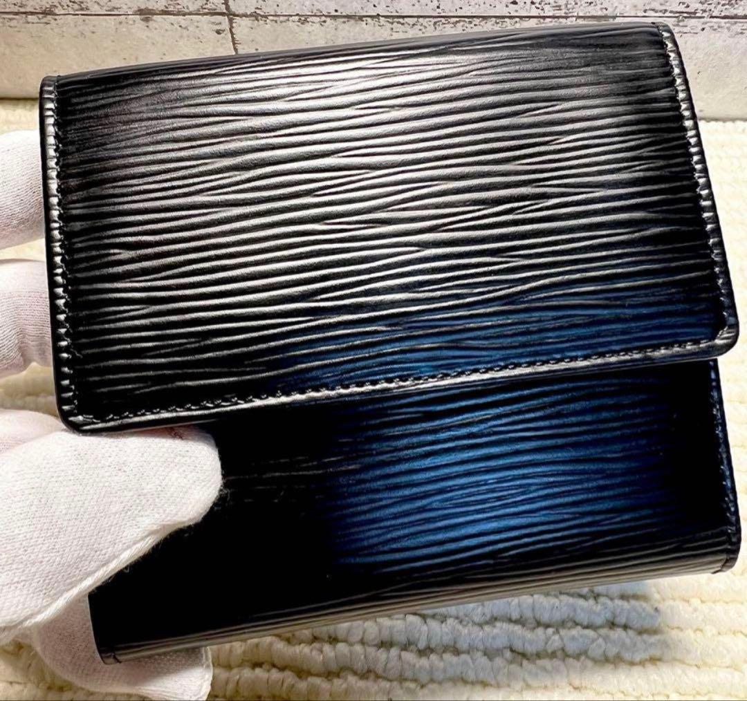 【美品】LOUIS VUITTON ポルトモネビエカルトクレディWホック財布