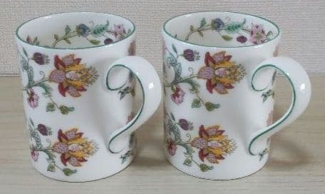 美品　ミントン　ペアマグカップ創業200年記念（1793-1993）箱付き