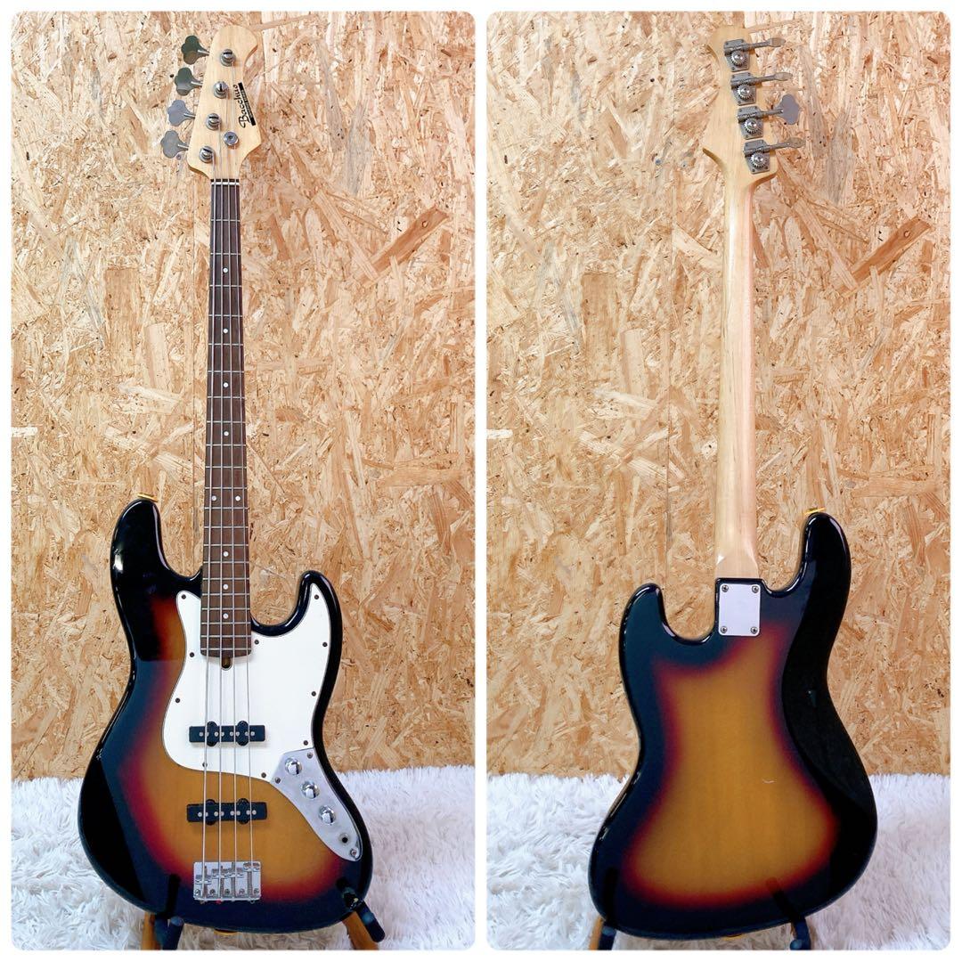 Bacchus ユニバース　JAZZ ベース　ジャズ　ジャンク　サンバースト