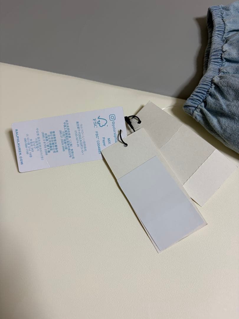 Ralph Lauren デニム ワンピース ブルマ セット 80 12M