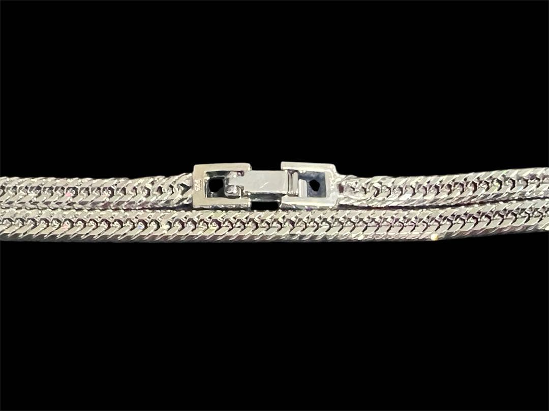 シルバー925 12面トリプルカット 喜平ネックレス 50cm 超輝いてます✨