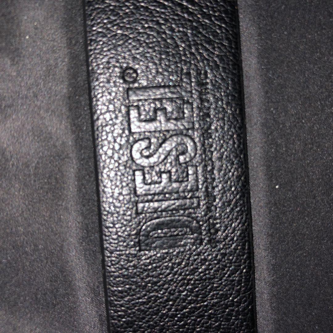 DIESEL ウエストバッグ　ショルダーバッグ　レッド　金色金具