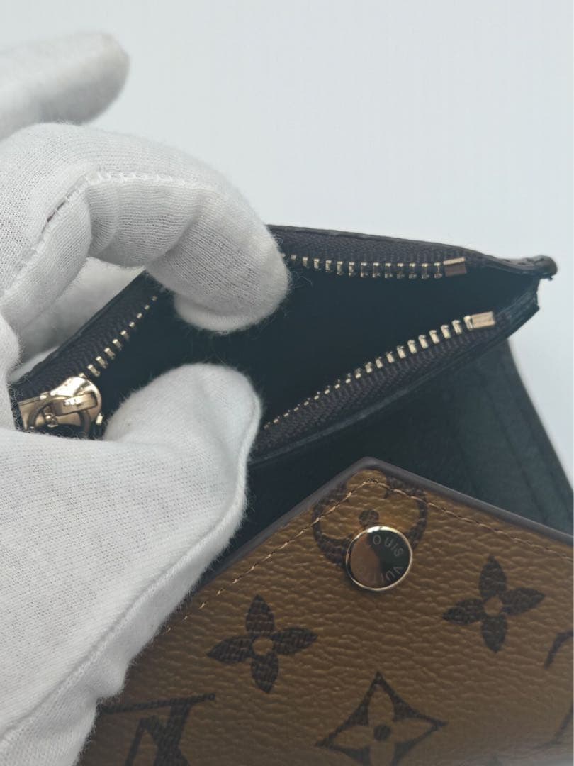 ✨中古美品✨三つ折財布 LOUIS VUITTON モノグラム ブラウン