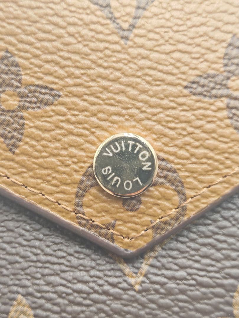 ✨中古美品✨三つ折財布 LOUIS VUITTON モノグラム ブラウン