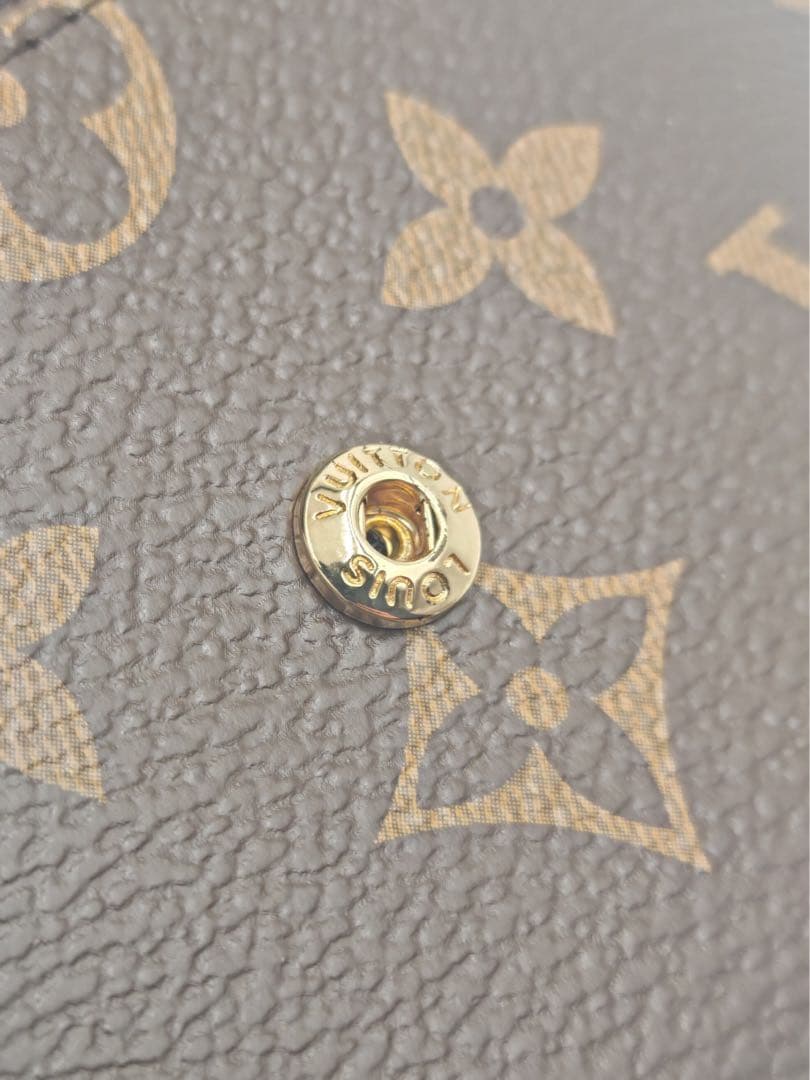 ✨中古美品✨三つ折財布 LOUIS VUITTON モノグラム ブラウン