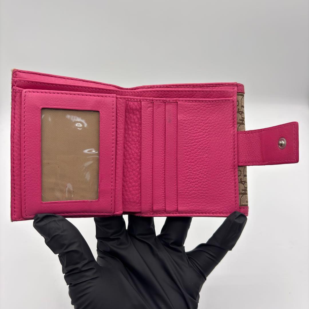美品 Christian Dior ディオール トロッター 財布 二つ折り財布