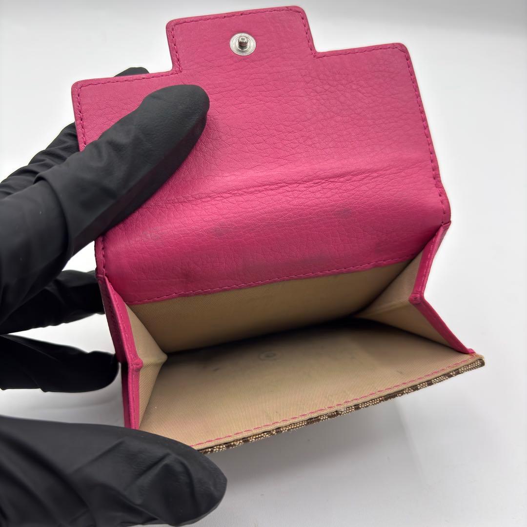 美品 Christian Dior ディオール トロッター 財布 二つ折り財布