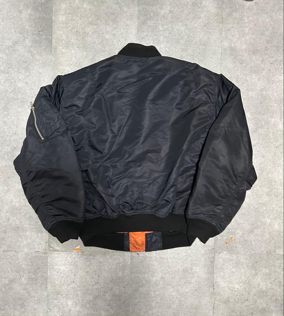 【90's】　OLD UNIQLO MA-1 フライトジャケット　ブラック