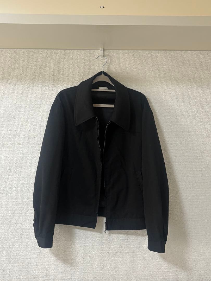 ジャケット・アウター WYM THCH WOOL GABADINE ZIP BLOUSON