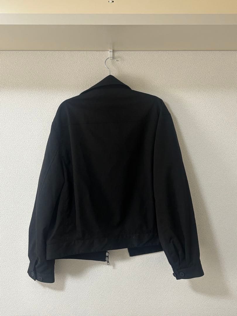 ジャケット・アウター WYM THCH WOOL GABADINE ZIP BLOUSON
