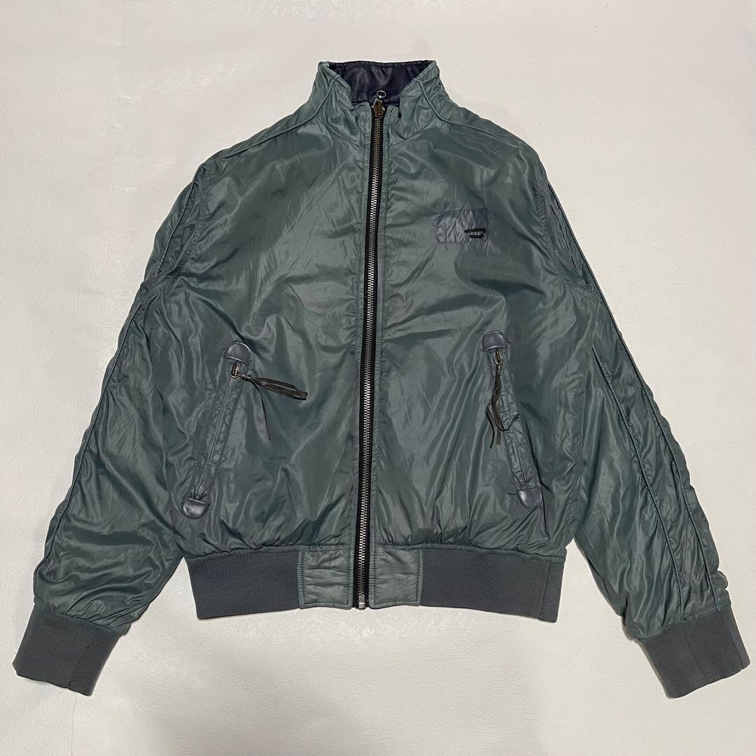00s Y2K DIESEL リバーシブル ナイロンジャケット MA-1
