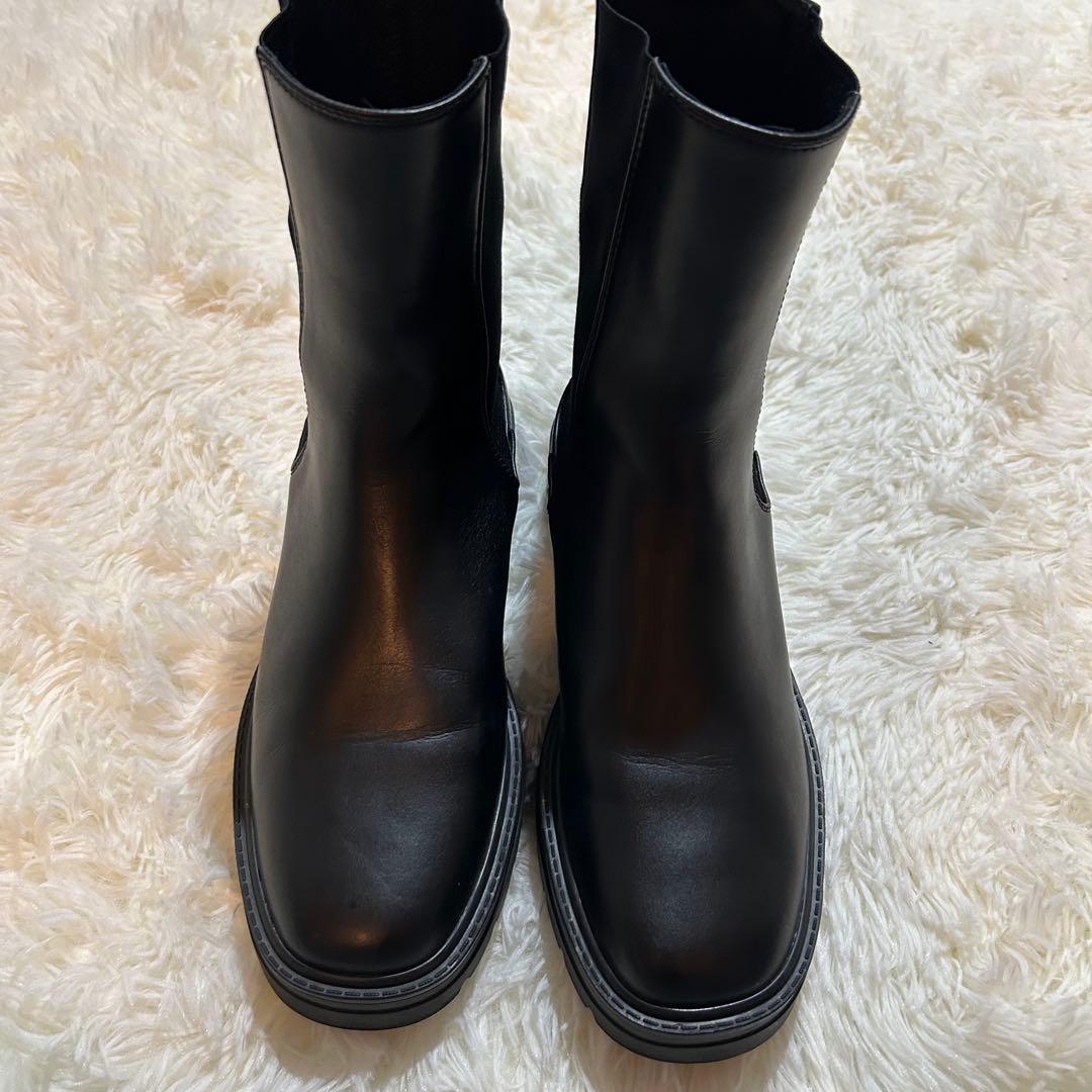 美品✨ LE TALON GRISE チェルシーブーツ サイドゴアブーツ 黒 M