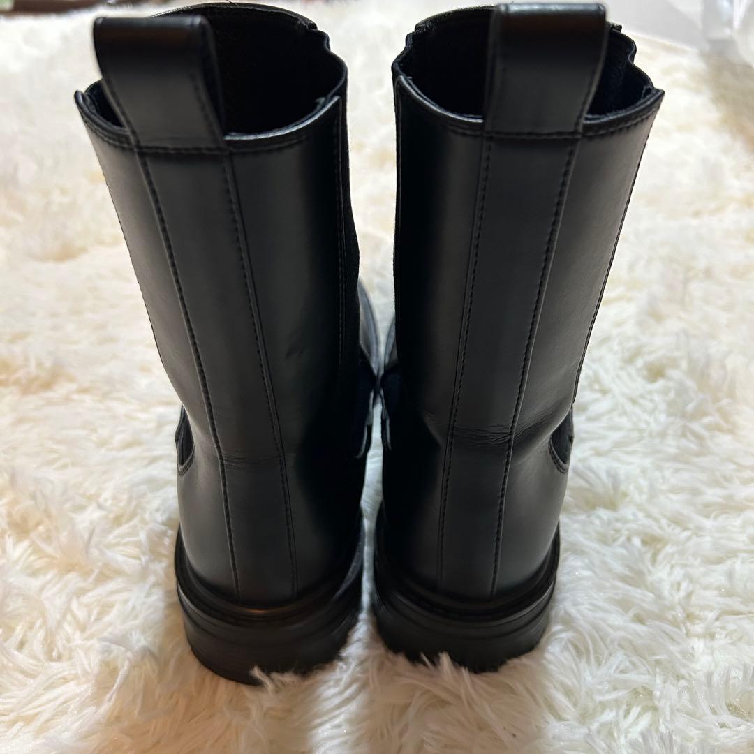美品✨ LE TALON GRISE チェルシーブーツ サイドゴアブーツ 黒 M