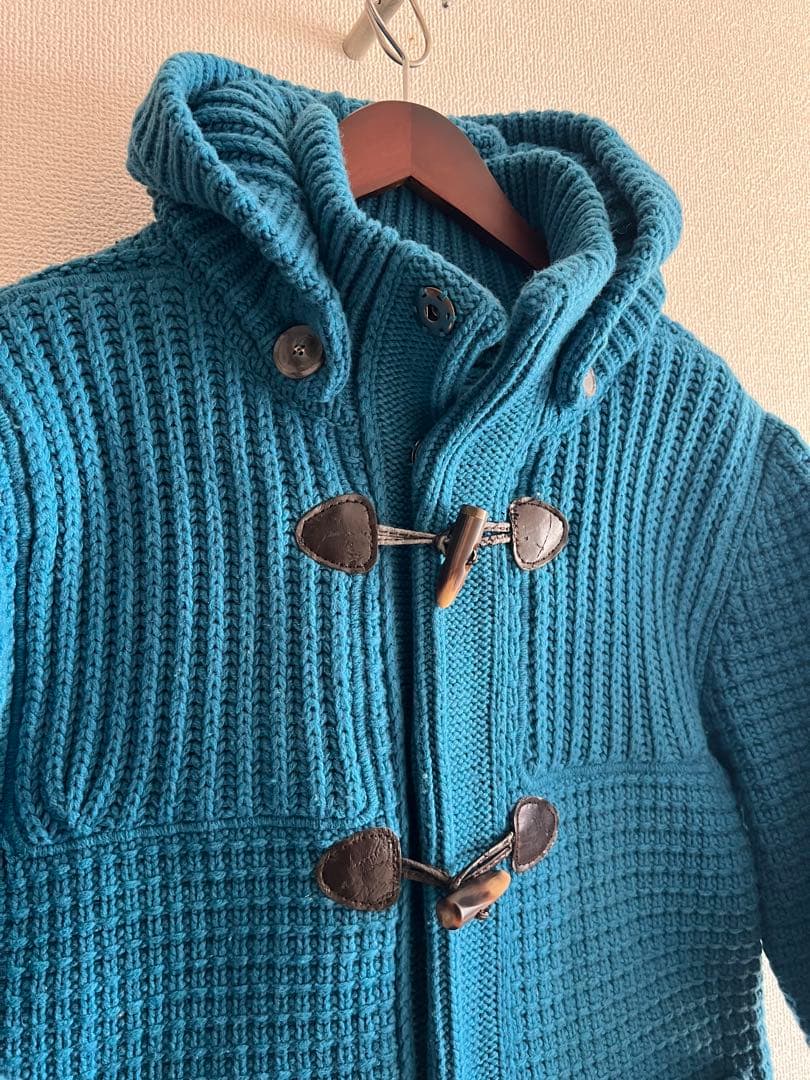 Bark ダッフルコート M 青