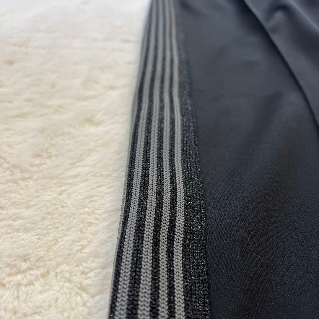 【極美品】Needles LHP別注 トラックパンツ ストレート XS 黒銀ラメ