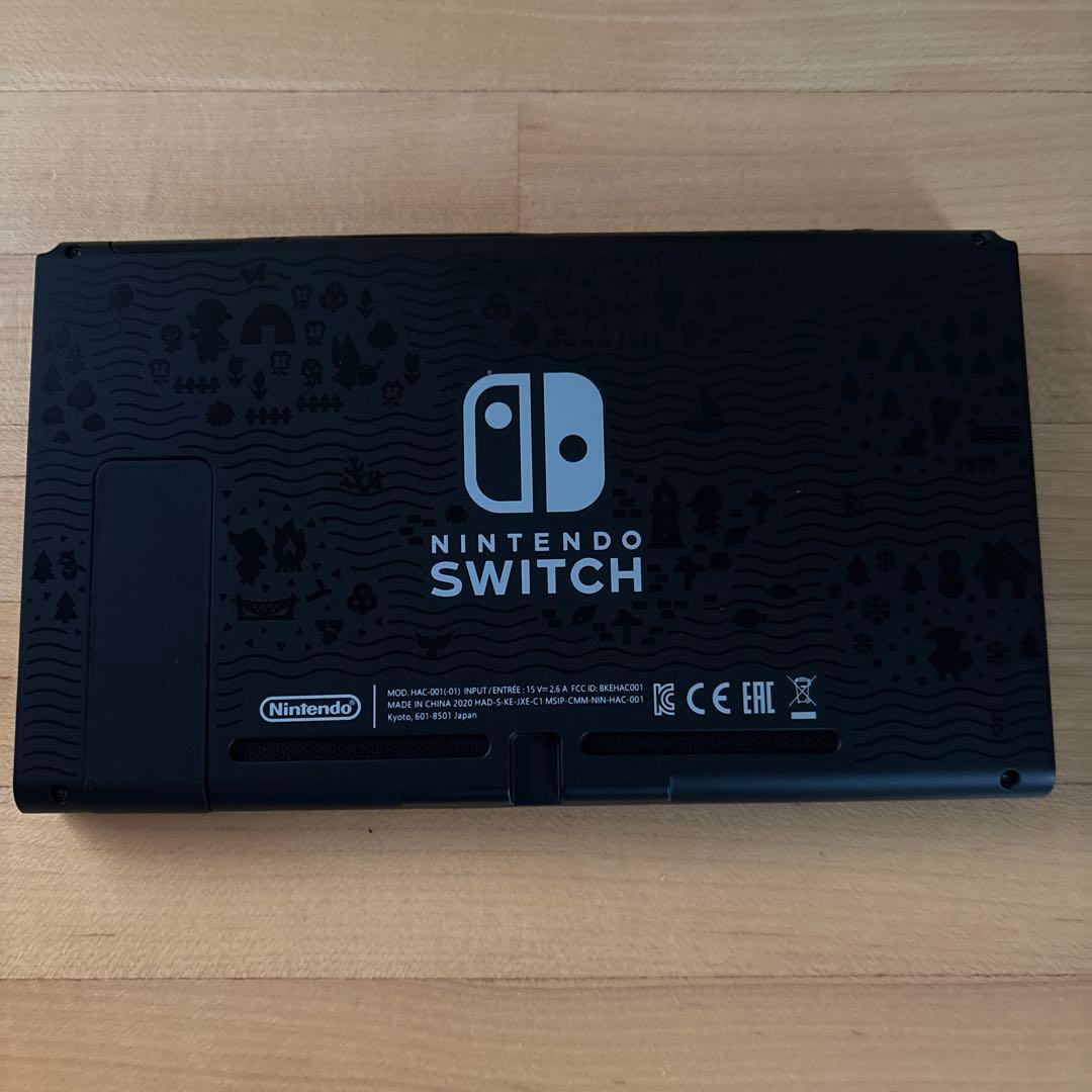 Nintendo Switch 本体 初代モデル (裏蓋が非純正、横ネジ頭潰れ)
