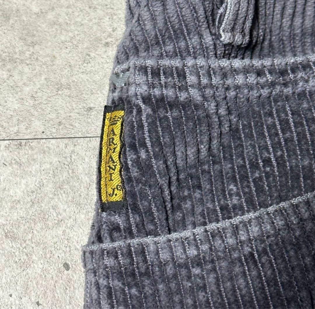 ARMANI JEANS コーデュロイ ストレートパンツ グレー