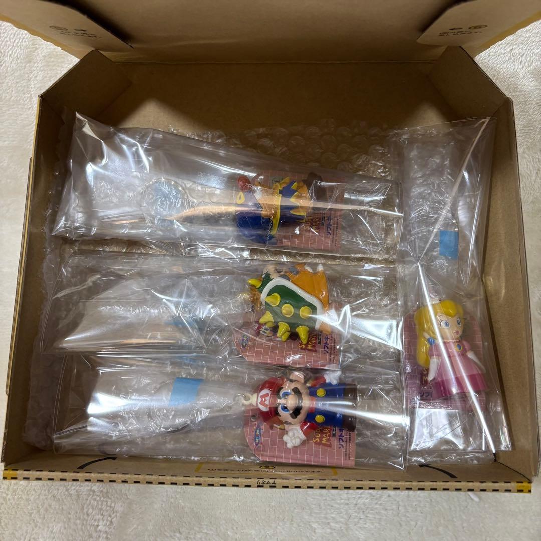 【当時物】スーパーマリオRPG ソフトキーホルダー 4点セット マリオ ジーノ他