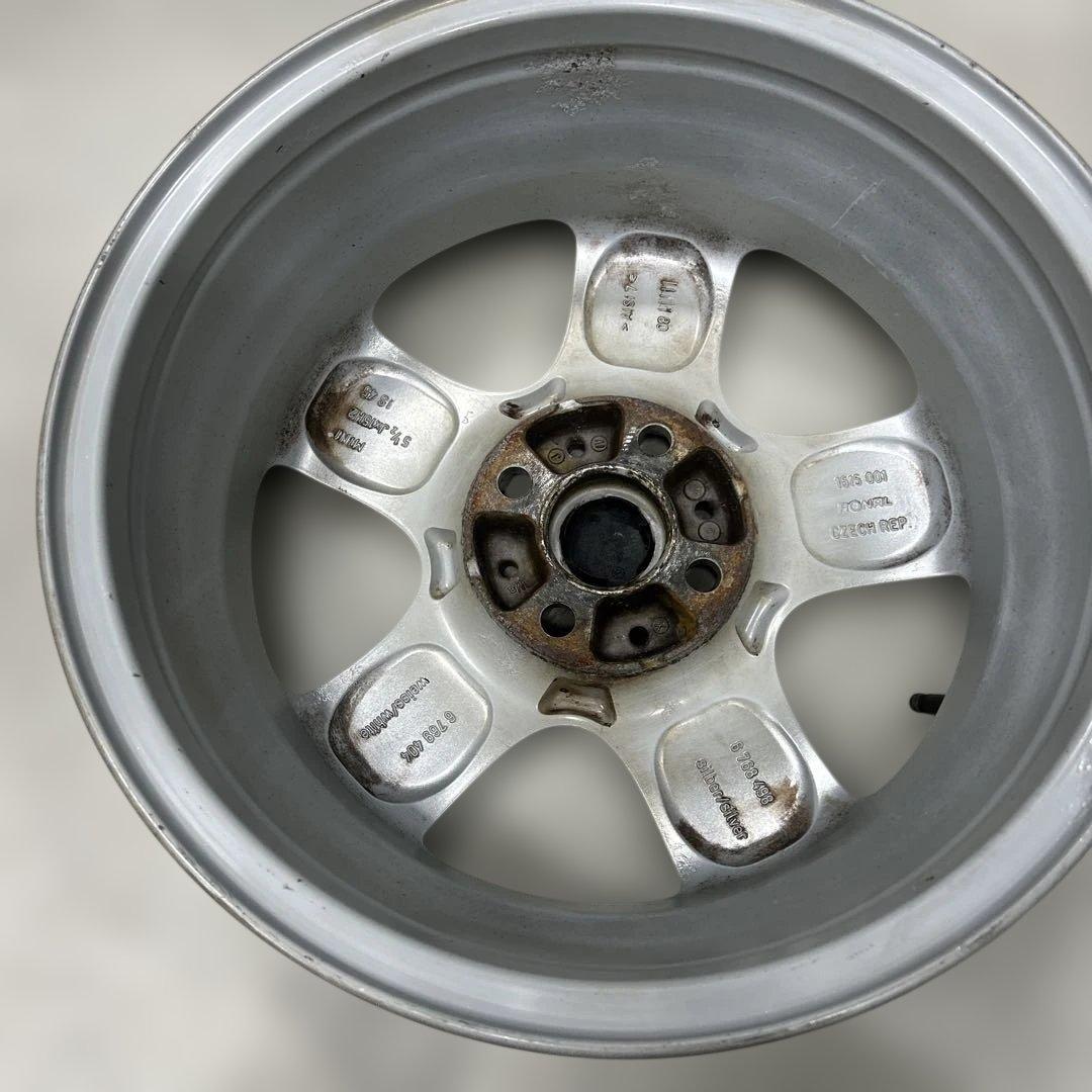 中古アルミ15x5.5 PCD100 MINI純正4本セット