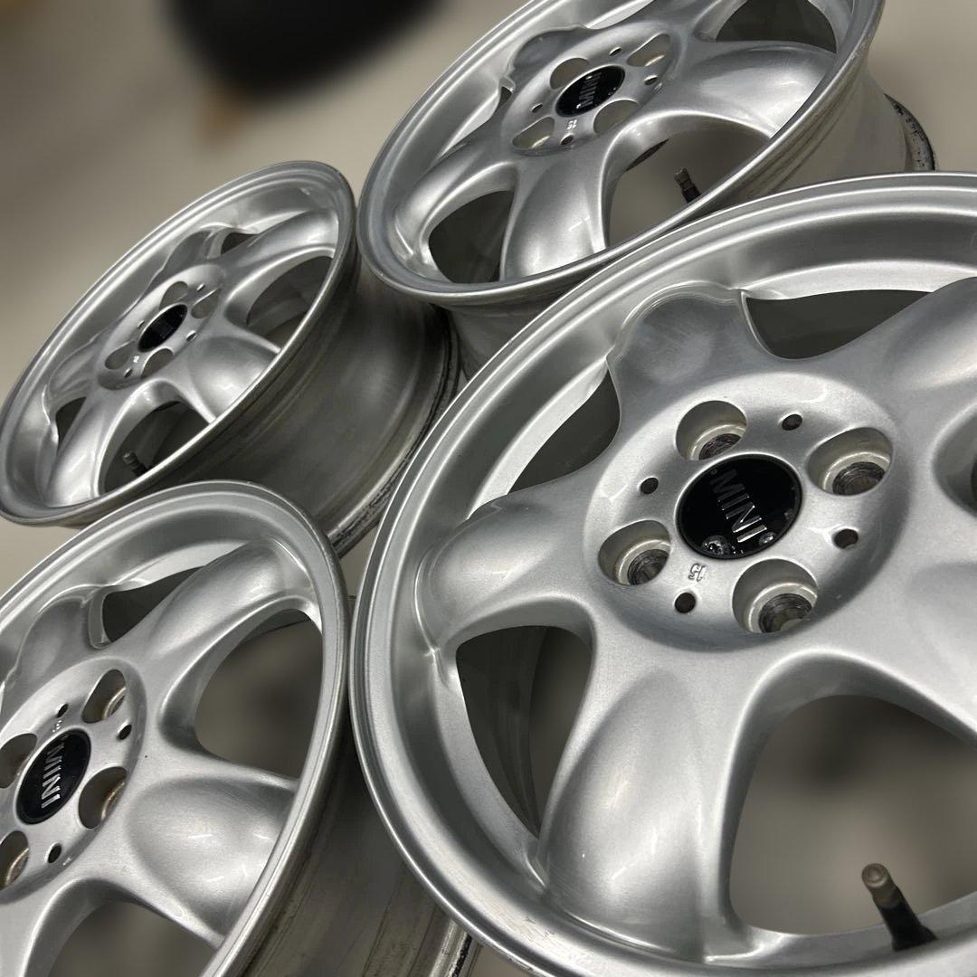 中古アルミ15x5.5 PCD100 MINI純正4本セット