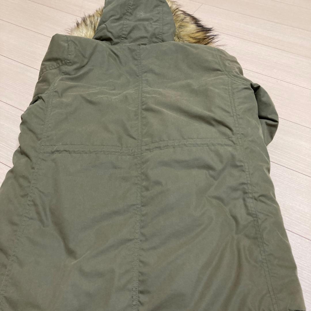 AVIREX ファー付きモッズコート オリーブ