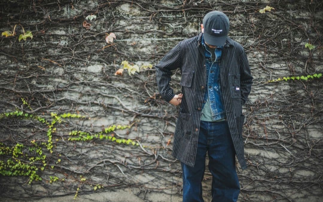 ジャケット・アウター TCB Jeans Tabby's Coat Black Wabash