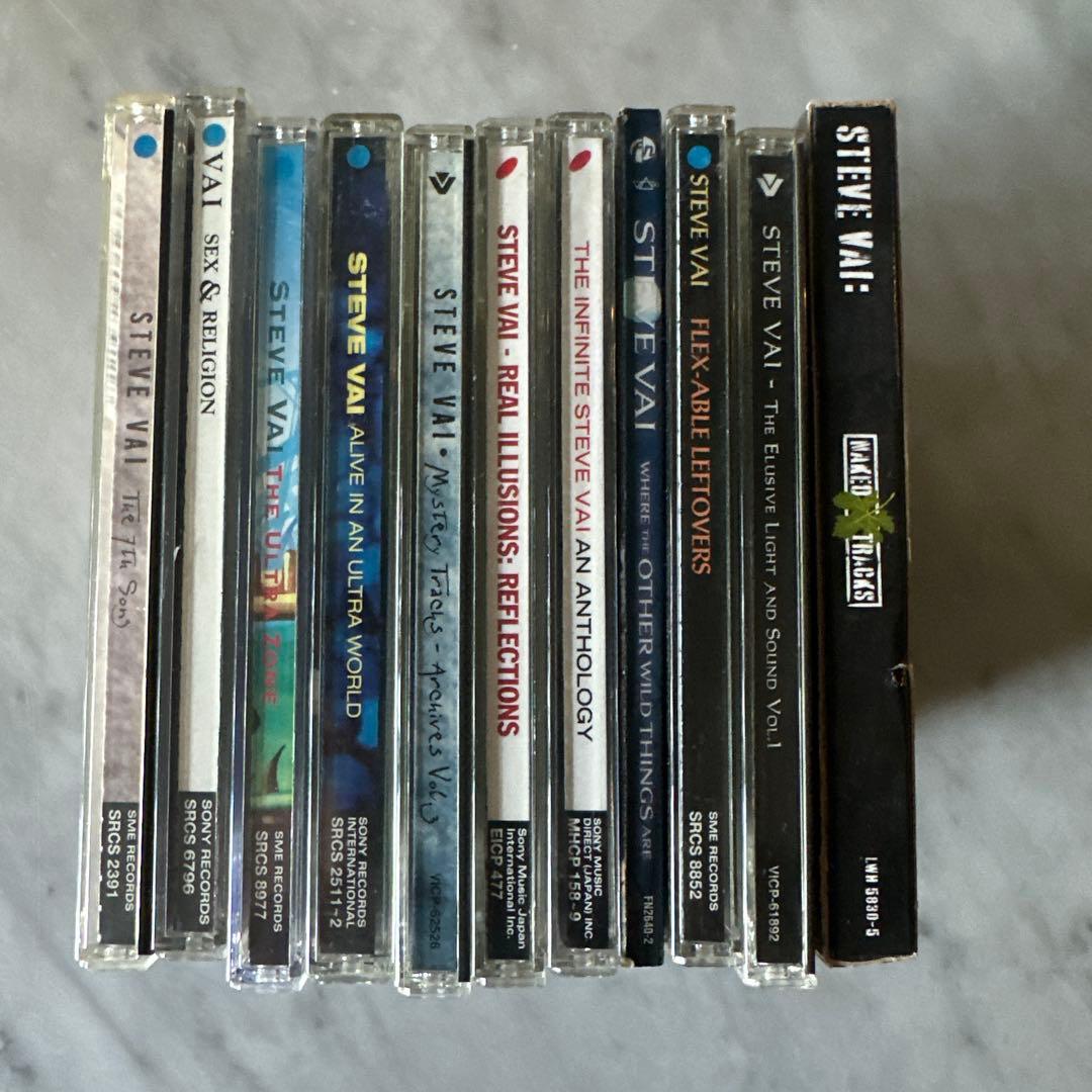 激レアNaked Tracks含　スティーヴ・ヴァイ CD11枚セット 帯付多数