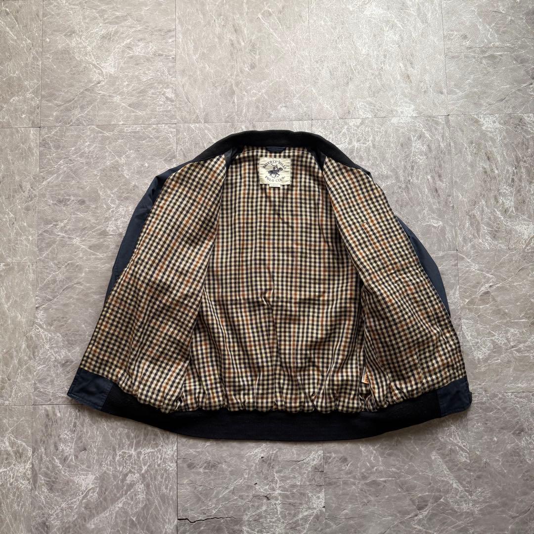 Polo Club 短丈　スウィングトップ　ハリントンジャケット　ロゴ刺繍