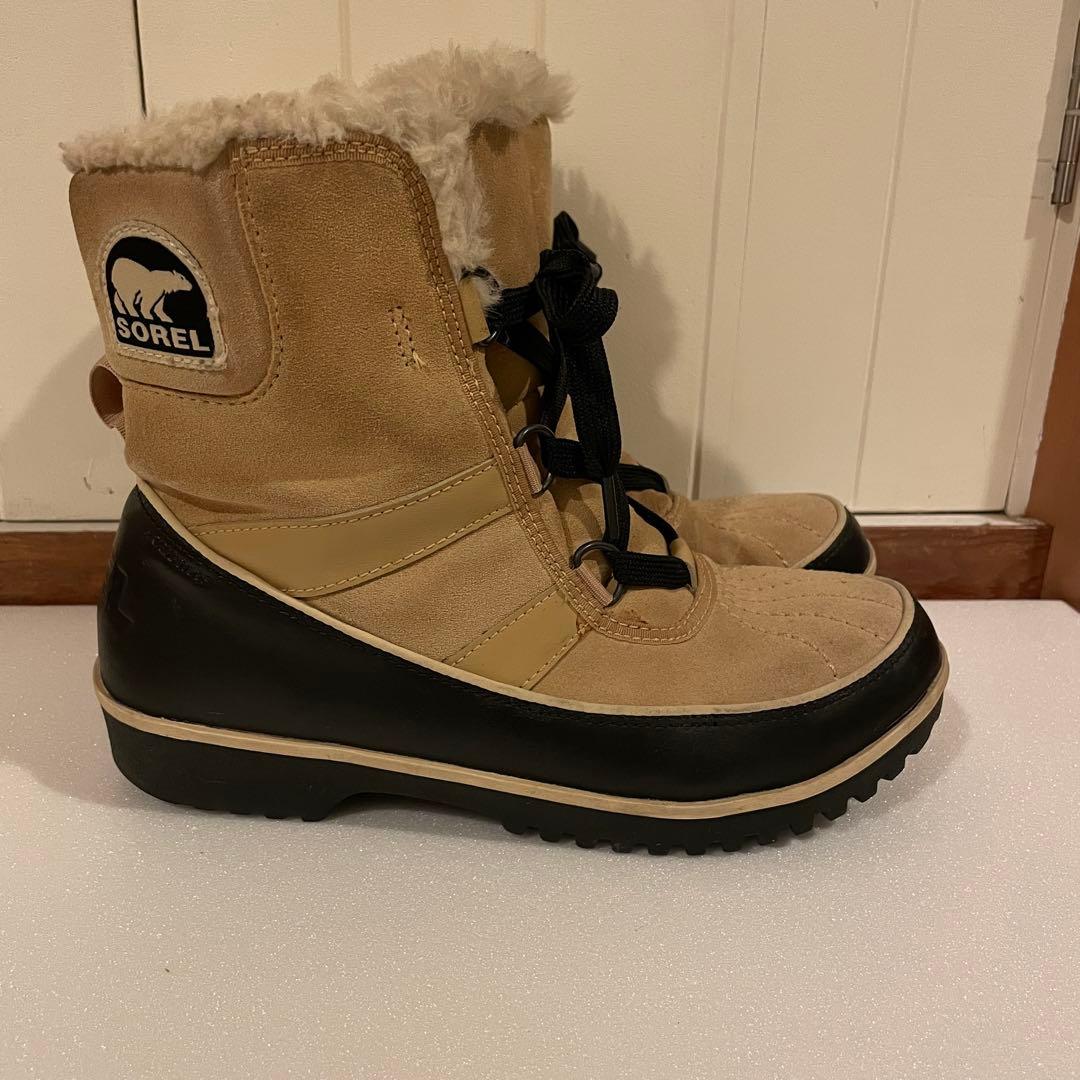 ソレル SOREL TIVOLI ティボリ ウォータープルーフ24cm ベージュ