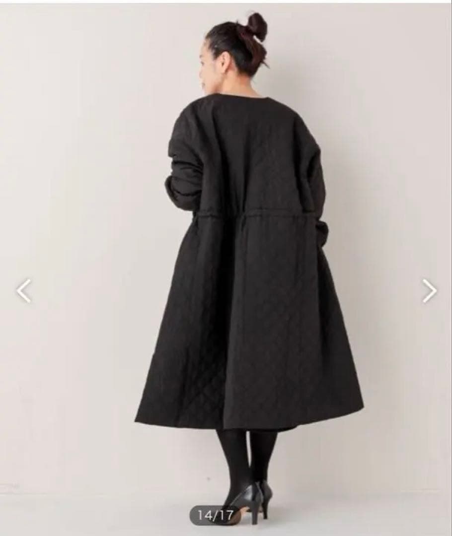 BEARDSLEY / ビアズリー　バルーン袖キルトコート
