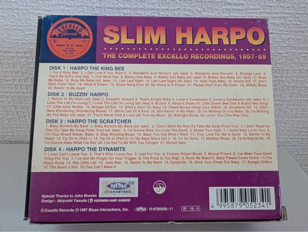 洋楽 Slim Harpo - Complete Excello Recordings