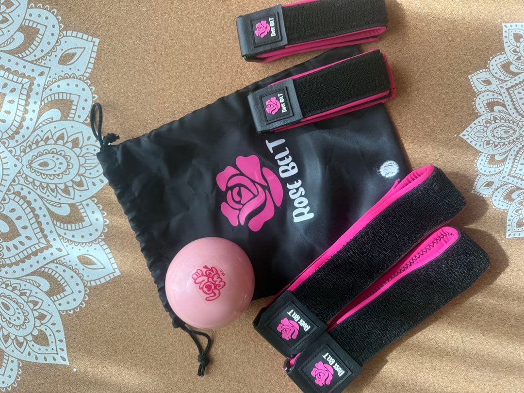ラブワールドマートRose Belt 加圧エクササイズセット 1kgボール