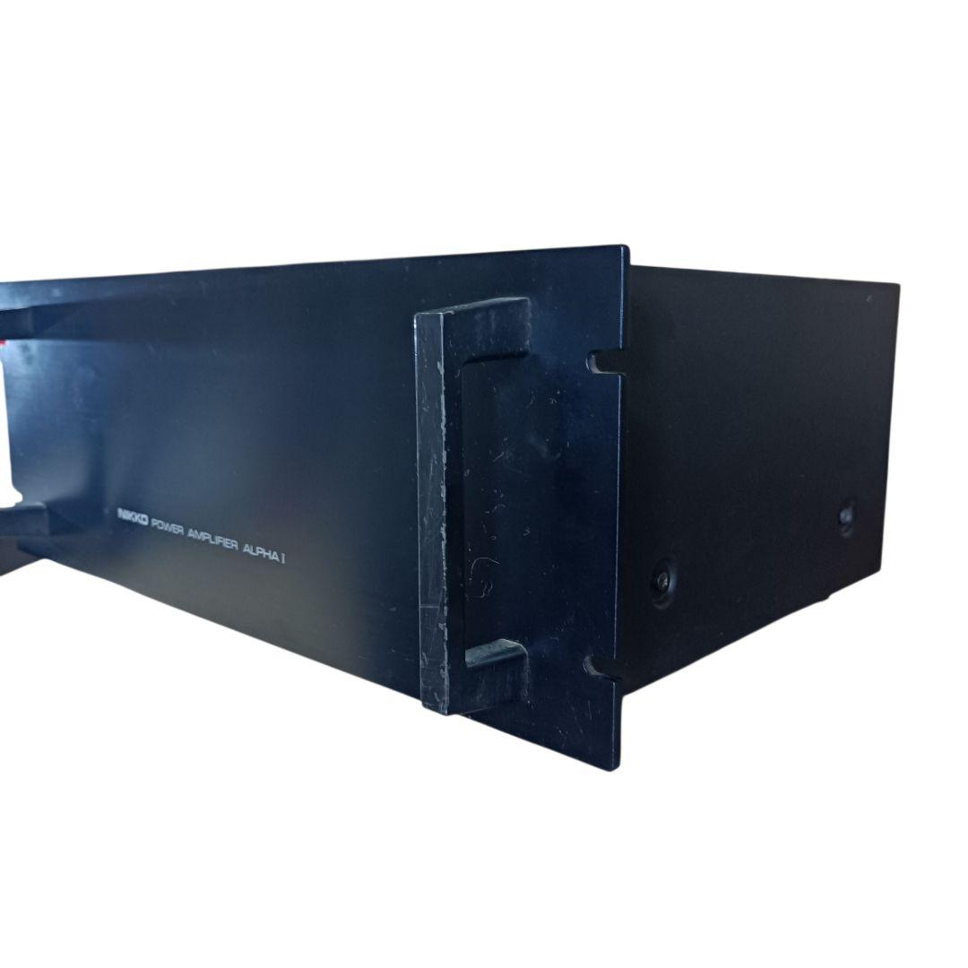 NIKKO POWER AMPLIFIER ALPHA 1　M-204　ジャンク