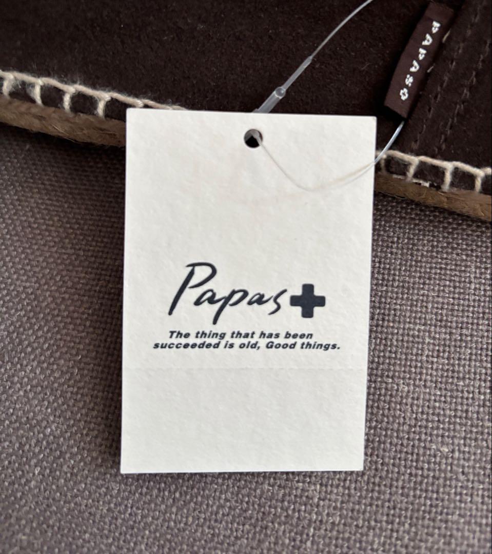 Papas+ エスパドリーユ スリッポン 新品未使用