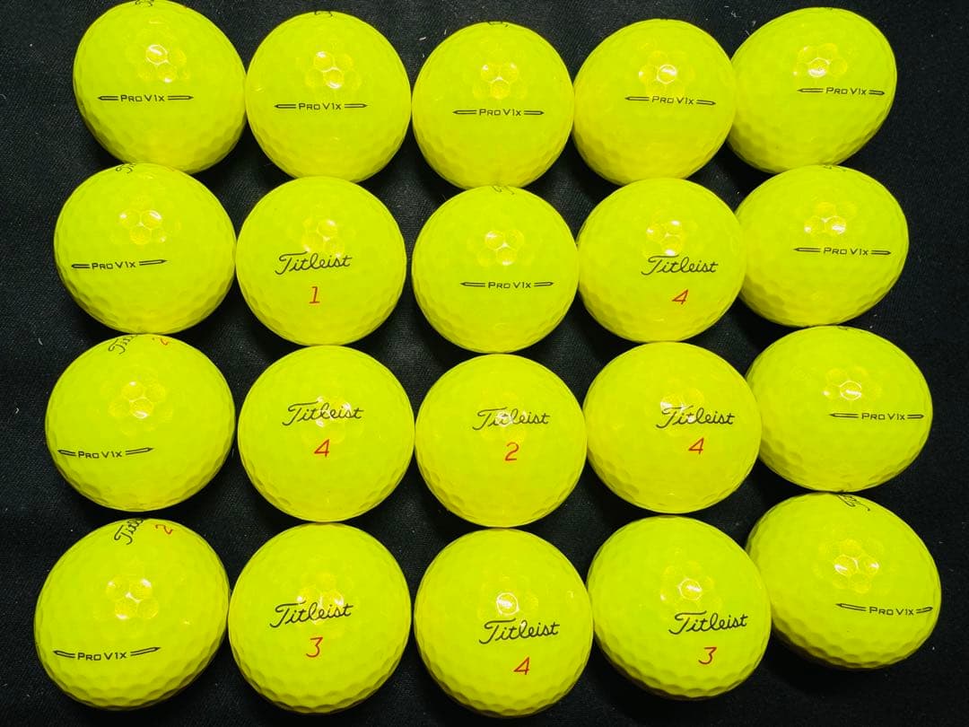 タイトリスト PRO V1X 2023年モデル 20個　　イエロー