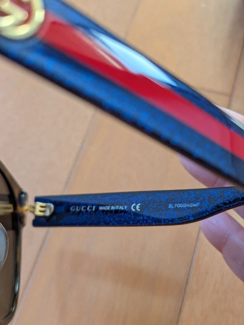 GUCCI ブラック キャットアイ サングラス
