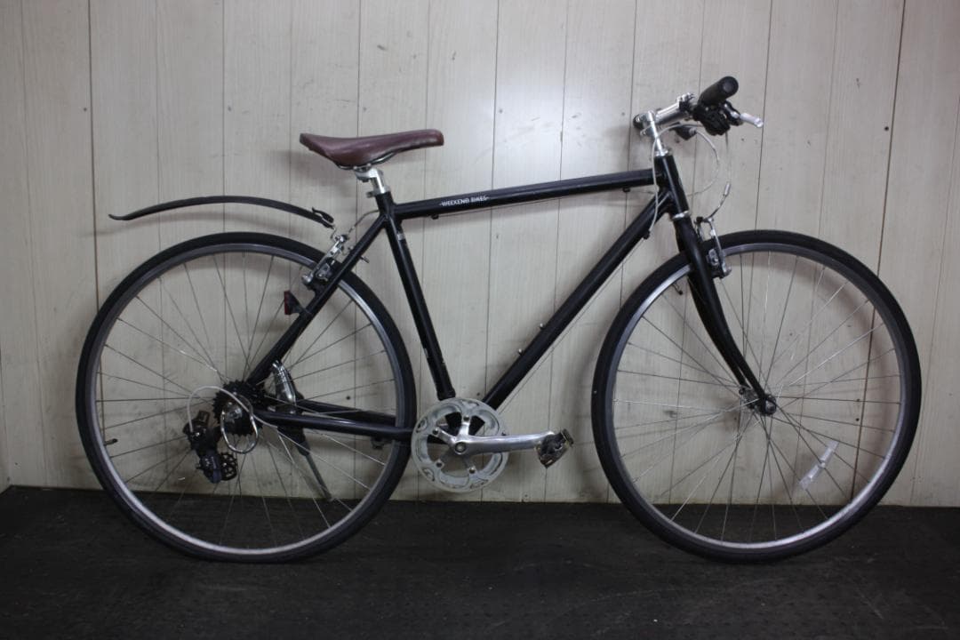 ぬ*様 あさひ製WEEKEND アルミ 700C 7速 510mm BLACK系