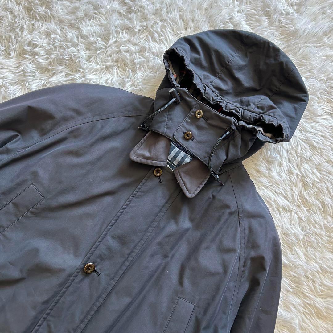 【美品】4way バーバリー モッズコート ノバチェック ダウンライナー