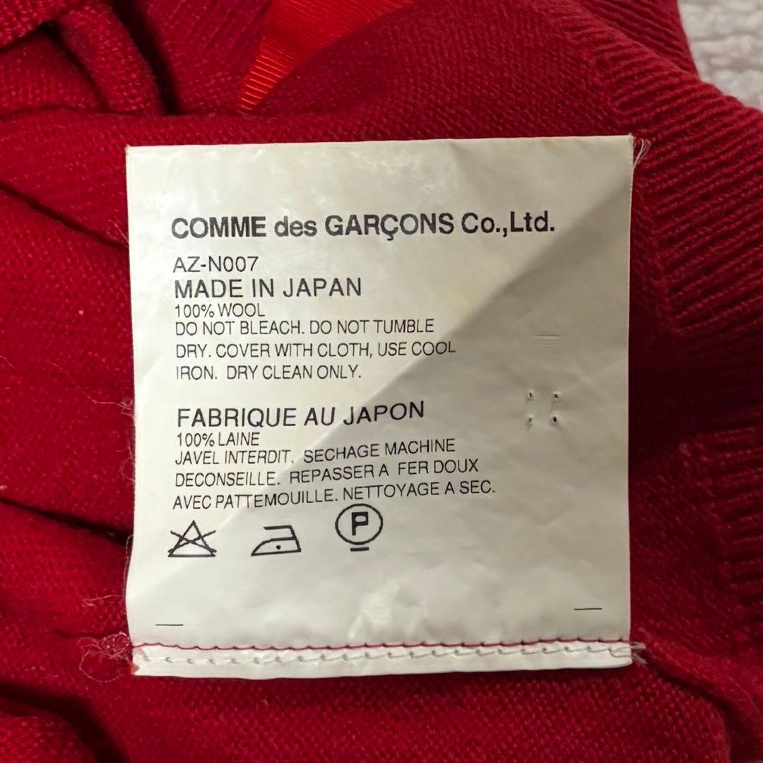 PLAY COMME des GARCONS 赤ハート カーディガン　S